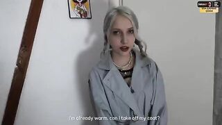 A random girl scared me, but it turned out to be a nymphomaniac and we had sex