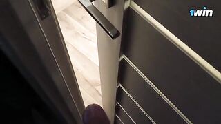 I was spying for my stepsister, she caught me and gave me a blowjob