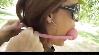 Tied up girls getting dominated, a true display of raw power and control
