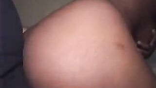 A girl is having real sex with a Negro because she loves it very much