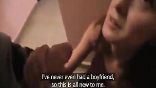 A girl tried anal sex for the first time, it was a new experience for her