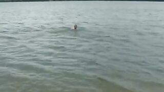 A group sex of young Russian students in nature