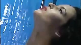 The couple fucked in the bathroom, where they usually fuck