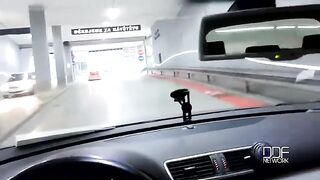 A blowjob with a guy who does not know how to drive well