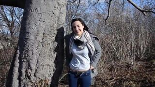 Fucked with a stranger in the forest for a creamer