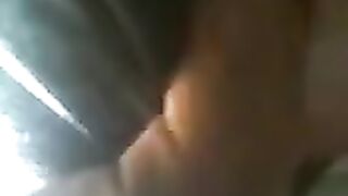 The guy squeezed the ass of the chick on the bus and fingered her