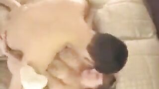A drunk boy fucked by his mom in this hot video