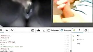 A wife gets her desires fulfilled through a webcam with her husband