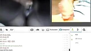 A wife gets her desires fulfilled through a webcam with her husband