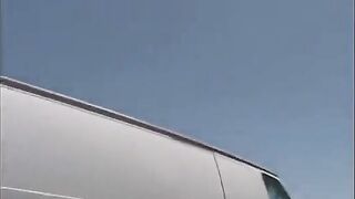 A quick screwing in the car after a night out at the gentlemen's club