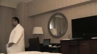 A young guy brought a prostitute to the hotel room and undressed her