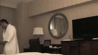 A young guy brought a prostitute to the hotel room and undressed her