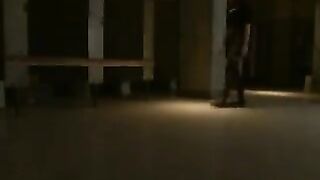 Someone gets fucked in the dark by a mysterious figure