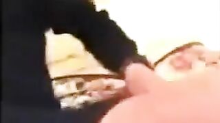 The father punishes his daughter for poor performance at home