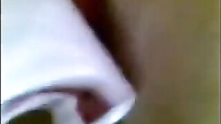 A man spanks and fucks a sexy girl with a tight asshole on a bus