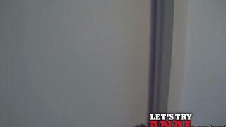 The pretty woman Kitty Jane fucked in her anal in the bedroom