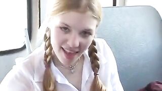 Hot young schoolgirls get their skirts pulled up to show off pantyhose sex