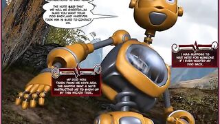 A comic book with the hottest robot porn ever, brought to life in 2021!