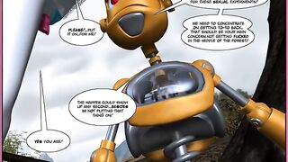 A comic book with the hottest robot porn ever, brought to life in 2021!