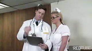 A hot doctor fucks his nurse in the uniform, it’s always like that