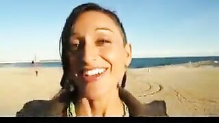 Juicy nigersh bounces on a man's dick with her cheek in a steamy scene