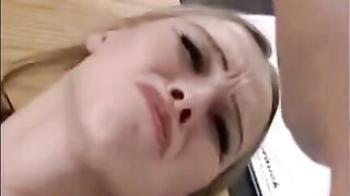 Girl has sex with a guy while he plays with her hand
