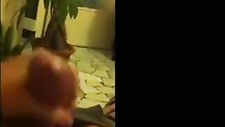 Fingered pussy of a girl, who removed her clothes on the mobile