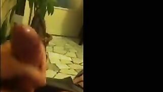Fingered pussy of a girl, who removed her clothes on the mobile