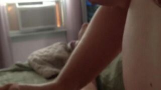 Sometimes in the morning, I woke her up in a very intimate way