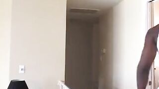 Blonde woman has anal sex with a black man with a big cock