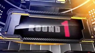 Hard lesbian sex in the ring, featuring a thrilling strap-on action