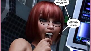 Comic porn with monsters is really interesting to read