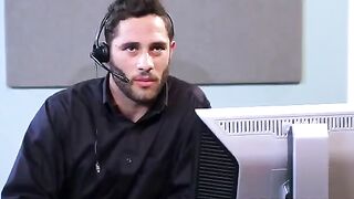 Sexual woman fucked at her workplace by her colleague