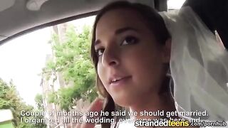 A newlyweds day started with a blowjob and sex in the car