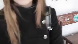 Babe was picked up at the bus stop and had sex with me