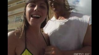 Bicycle walk ended with a good fuck