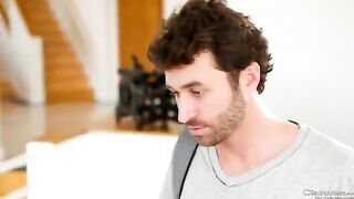 Two guys pushed Veronika Avluv’s pussy with their hard dicks