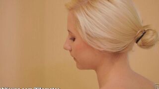 A hot shower and a hot body, that's what this video is about