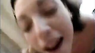 Babe cleans her friend’s cum from pussy and ass