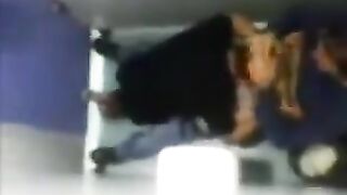 The camera in the toilet caught some intense action with gays engaging in passionate play