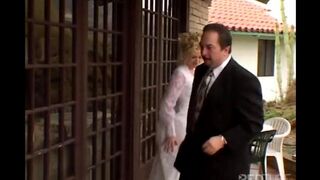 A bride cheats on her husband with another man