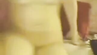 An Asian woman masturbates in front of the webcam with a strong desire