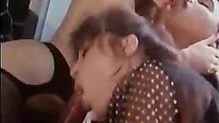 A mature woman prepares herself for sex with a stranger