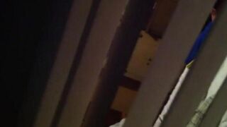 The man shoots his neighbors having sex with a camera