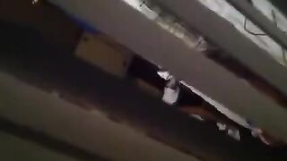 The man shoots his neighbors having sex with a camera