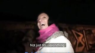 A sex date in the toilet with a sexy brunette, just like in the club stories