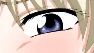 A guy spies on a girl, who is masturbating and moaning