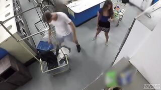 A girl was having sex and was filmed by a hidden camera