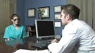 Perverted nurses fuck patients in hospital, breaking professional boundaries in steamy encounters