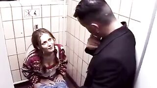 Fucked a whore in the toilet of the club